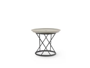 Runder Garten-Beistelltisch aus pulverbeschichtetem Stahl | Flexform | Torcello Outdoor