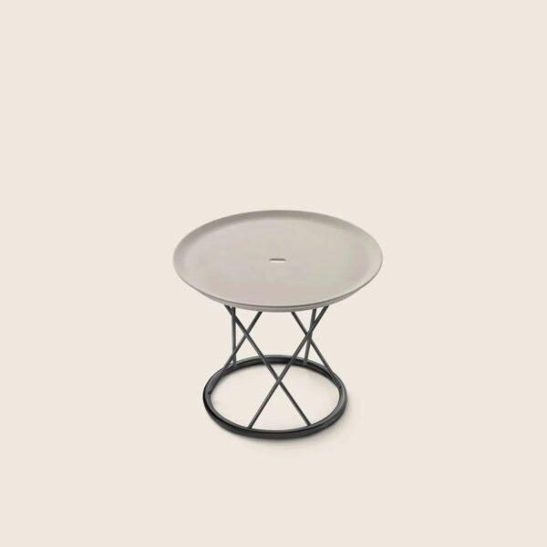 Runder Couchtisch aus pulverbeschichtetem Stahl | Flexform | Torcello - Image 4