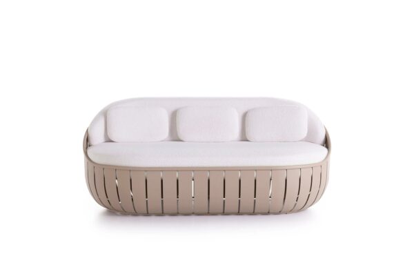 2-Sitzer Gartensofa aus Aluminium | GANDIABLASCO | Arena - Image 2
