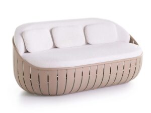 2-Sitzer Gartensofa aus Aluminium | GANDIABLASCO | Arena
