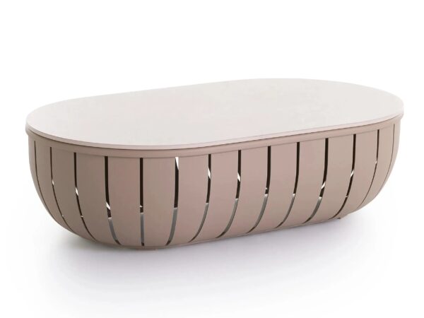 Garten-Beistelltisch aus Aluminium | GANDIABLASCO | Arena