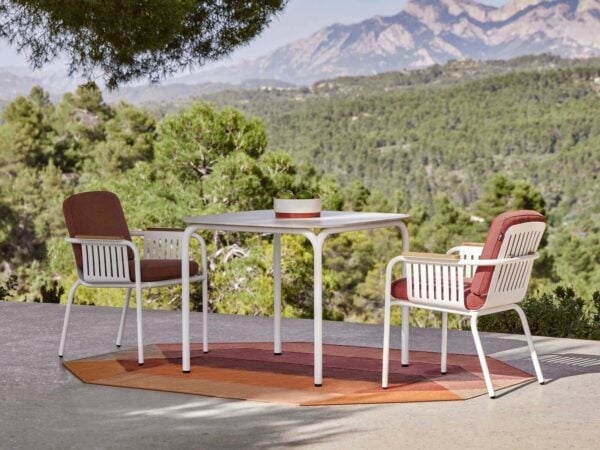 Quadratischer Gartentisch aus Aluminium | GANDIABLASCO | Capa - Image 2