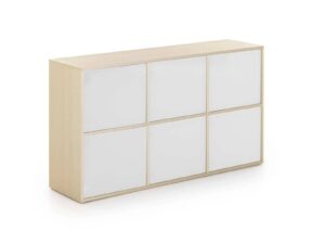 Freistehendes Wand-Bücherregal aus eloxiertem Aluminium | GANDIABLASCO | GBModular