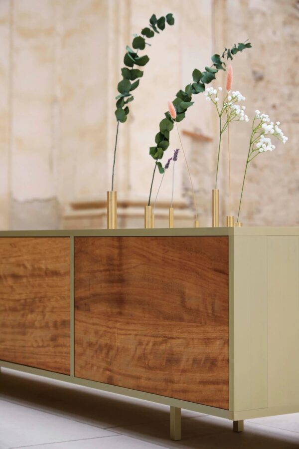 Sideboard aus Irokoholz mit Schubladen | GANDIABLASCO | GBModular - Image 4