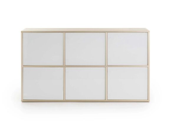 Freistehendes Wand-Bücherregal aus eloxiertem Aluminium | GANDIABLASCO | GBModular - Image 2