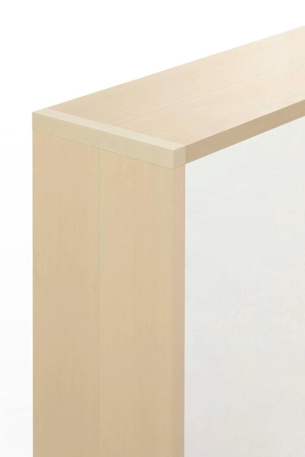 Quadratischer Spiegel aus eloxiertem Aluminium mit Rahmen | GANDIABLASCO | GBModular - Image 2