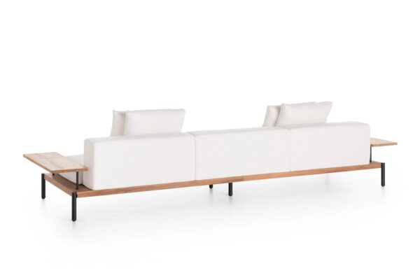 3-Sitzer Gartensofa aus Stoff mit abnehmbarem Bezug | GANDIABLASCO | Lademadera - Image 3