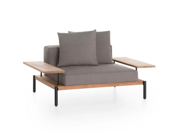 Gartensessel aus Stoff mit abnehmbarem Bezug mit Armlehnen | GANDIABLASCO | Lademadera - Image 2