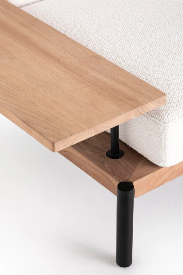 3-Sitzer Gartensofa aus Stoff mit abnehmbarem Bezug | GANDIABLASCO | Lademadera - Image 5