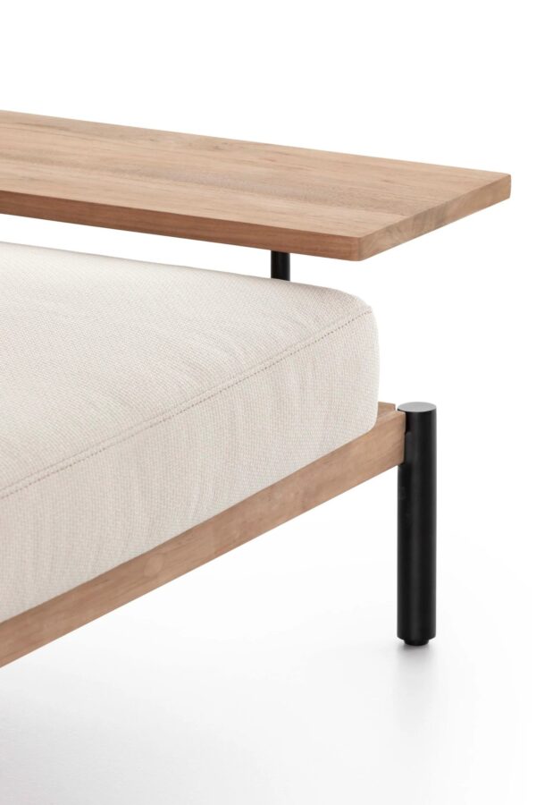 2-Sitzer Gartensofa aus Stoff mit abnehmbarem Bezug | GANDIABLASCO | Lademadera - Image 3