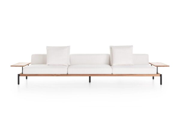 3-Sitzer Gartensofa aus Stoff mit abnehmbarem Bezug | GANDIABLASCO | Lademadera - Image 2