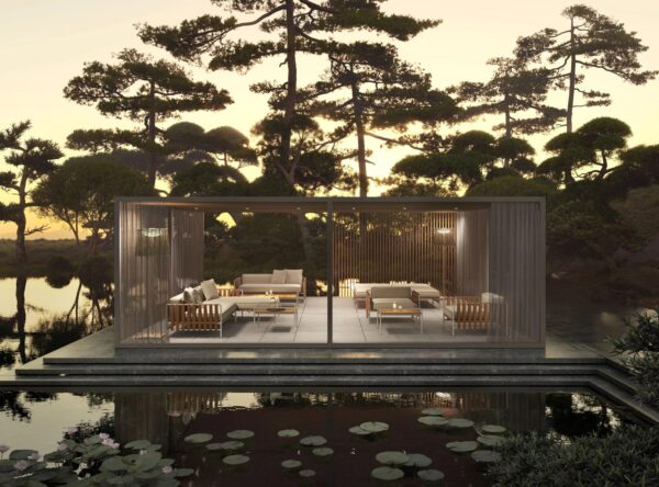 Freistehende Terrassenüberdachung aus Aluminium | GANDIABLASCO | Pergolas - Image 15