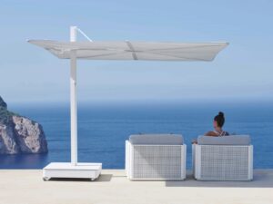 Verstellbarer rechteckiger Sonnenschirm | GANDIABLASCO | Ombra