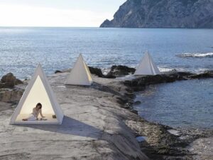 Gartenpavillon Kunststoff | GANDIABLASCO | Tipi