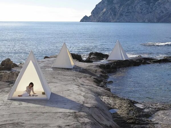 Gartenpavillon Kunststoff | GANDIABLASCO | Tipi