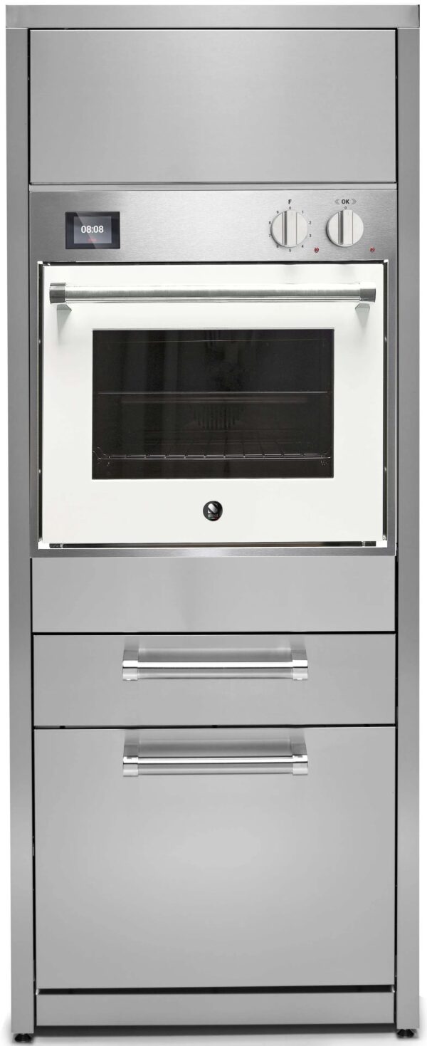 Küchenelement aus Edelstahl für Backofen | Steel | Genesi - Image 2