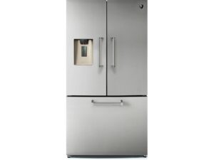 Freistehender Kühlschrank aus Edelstahl | Steel | Genesi