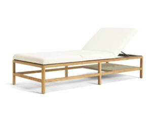 Verstellbarer Gartenliege aus Teakholz | Ethimo | Grand Life