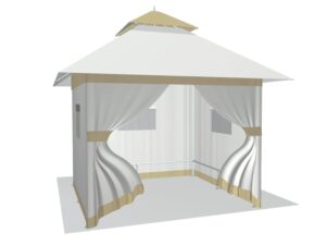 Gartenpavillon aus Stoff | Tuuci | Cabanas