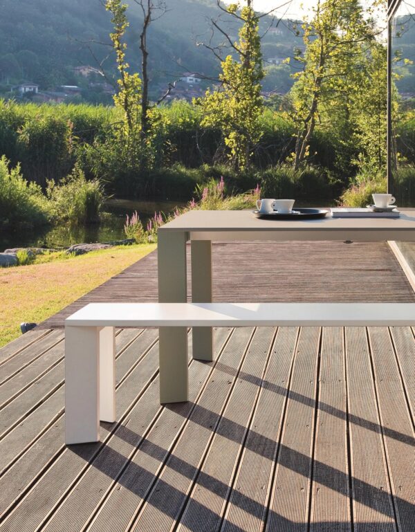 Rechteckiger Gartentisch aus Aluminium | FAST | Grande Arche - Image 6