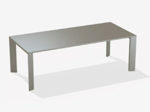 Rechteckiger Gartentisch aus Aluminium | FAST | Grande Arche
