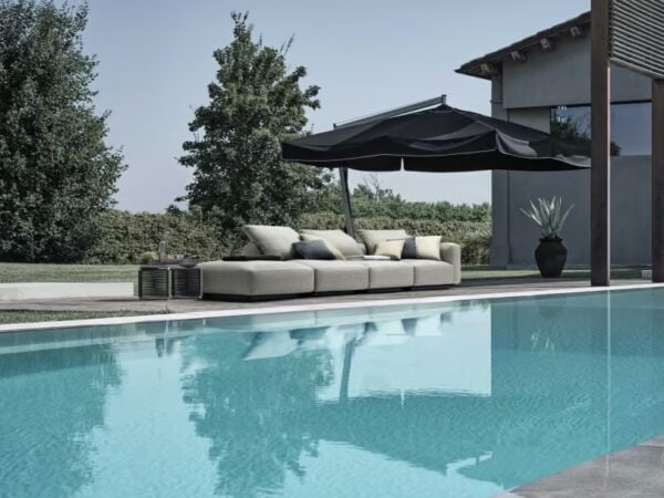 3-er Garten Anbausofa aus Stoff | Flexform | Grandemare - Image 3