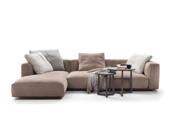 Wohnlandschaft aus Stoff mit Récamiere | Flexform | Grandemare - Image 2