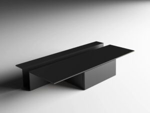 Niedriger rechteckiger Couchtisch | Living Divani