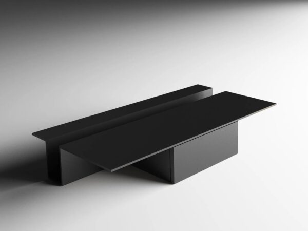 Niedriger rechteckiger Couchtisch | Living Divani