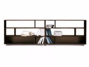 Offenes Bücherregal aus Metall | Flexform | Groundpiece