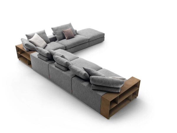 5-Sitzer Ecksofa | Flexform | Groundpiece - Image 11