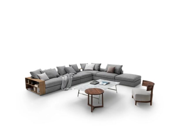 5-Sitzer Ecksofa | Flexform | Groundpiece - Image 4