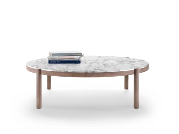 Runder Couchtisch aus Marmor | Flexform | Gustav - Image 3