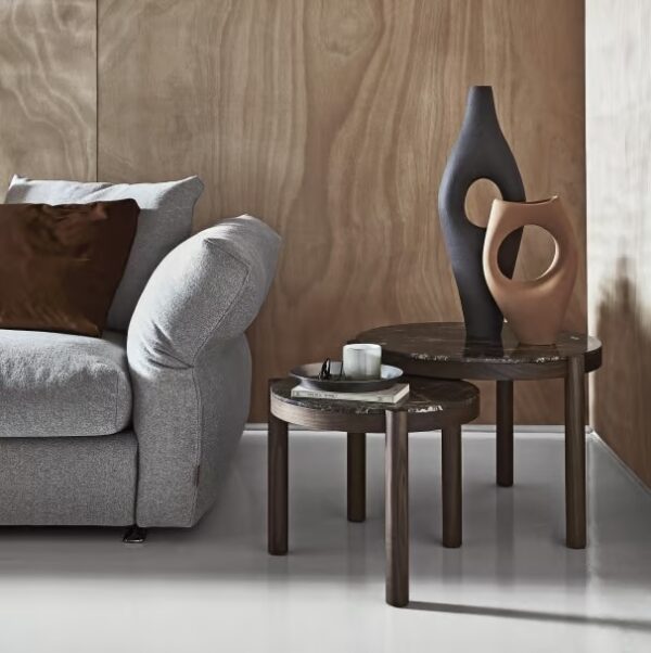 Runder Couchtisch aus Marmor | Flexform | Gustav - Image 7