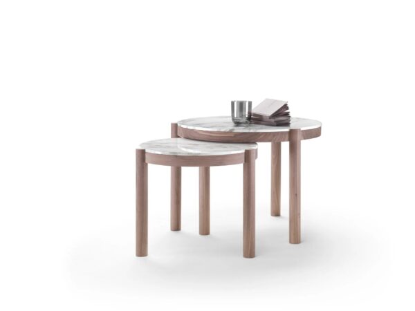 Runder Couchtisch aus Marmor | Flexform | Gustav - Image 6