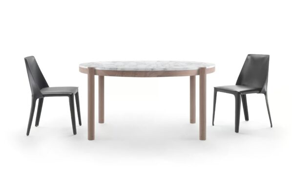 Runder Esstisch aus Marmor | Flexform | Gustav - Image 4