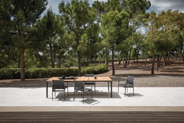 Stapelbarer Gartenstuhl aus Stoff mit Armlehnen | Gloster | 180 - Image 8