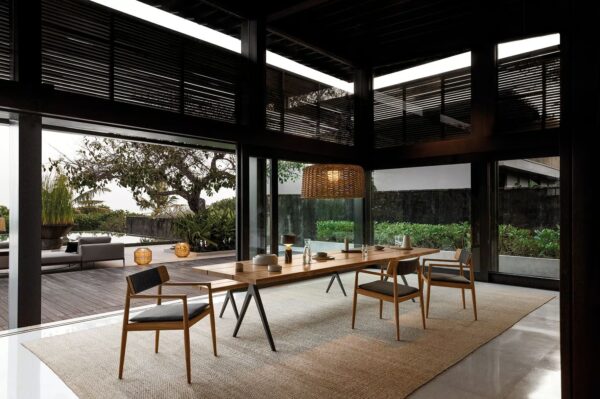 Gartenstuhl aus Teakholz mit Armlehnen | Gloster | Archi - Image 9
