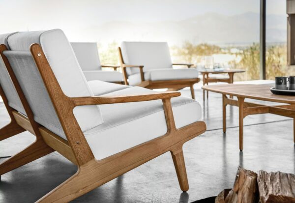 2-Sitzer Gartensofa aus Stoff | Gloster | Bay - Image 3