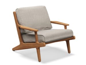Gartensessel aus Stoff mit Armlehnen | Gloster | Bay