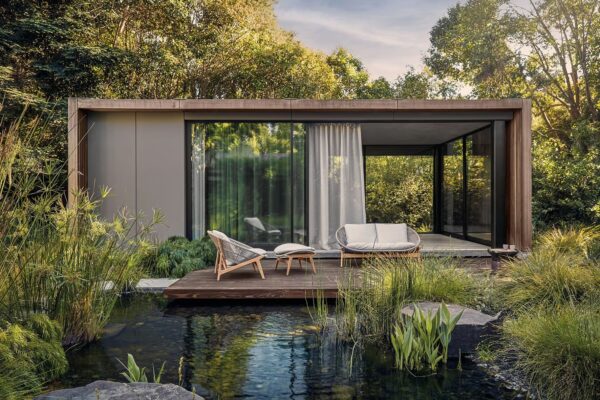 Gartensessel aus Stoff | Gloster | Bora - Image 5