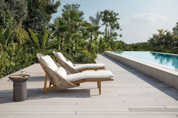 Gartenliege aus Stoff | Gloster | Bora - Image 6
