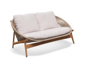2-Sitzer Gartensofa aus Stoff | Gloster | Bora