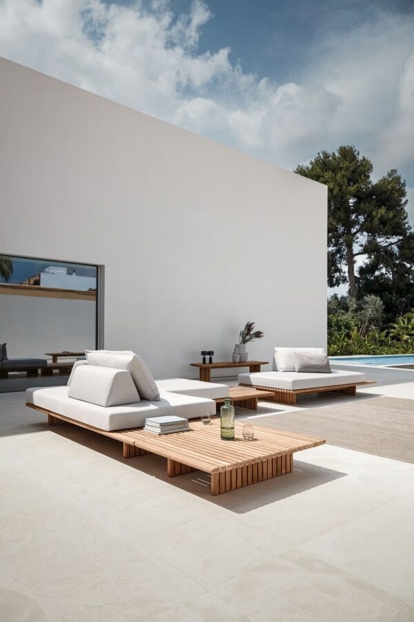 Récamiere für den Garten aus Stoff | Gloster | Deck - Image 5