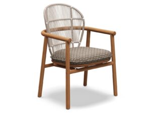 Gartenstuhl aus Teakholz mit Armlehnen | Gloster | Fern