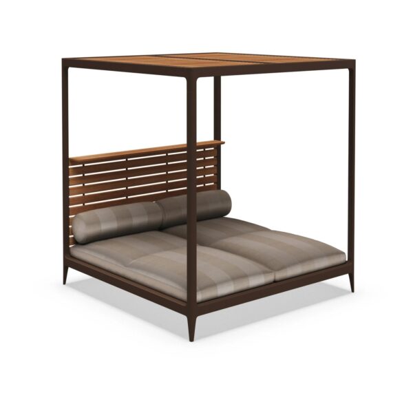 Loungebett aus Aluminium mit Baldachin | Gloster | Grid - Image 3