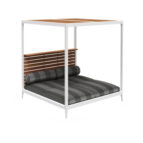 Loungebett aus Aluminium mit Baldachin | Gloster | Grid - Image 5