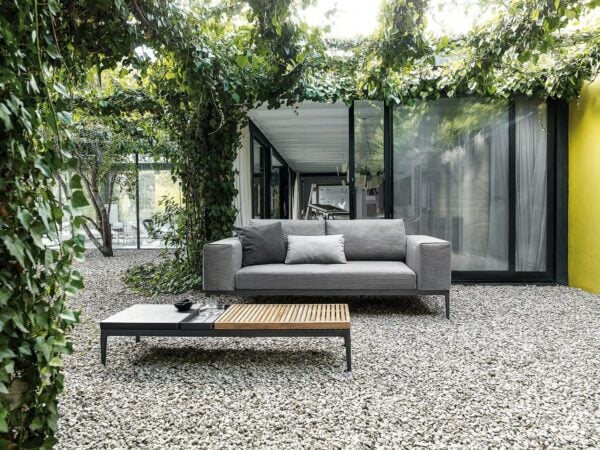 2-Sitzer Gartensofa aus Stoff | Gloster | Grid - Image 4