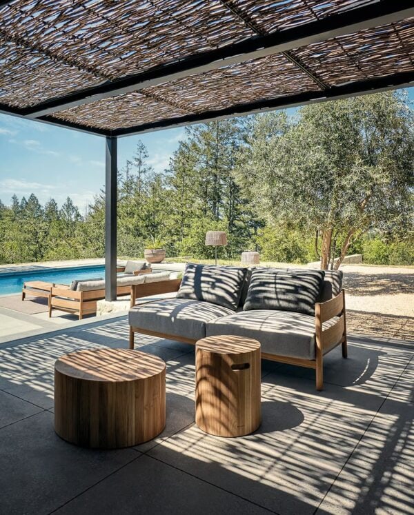 2-Sitzer Gartensofa aus Stoff | Gloster | Haven - Image 2