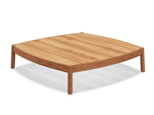 Quadratischer niedriger Garten-Beistelltisch aus Teakholz | Gloster | Haven